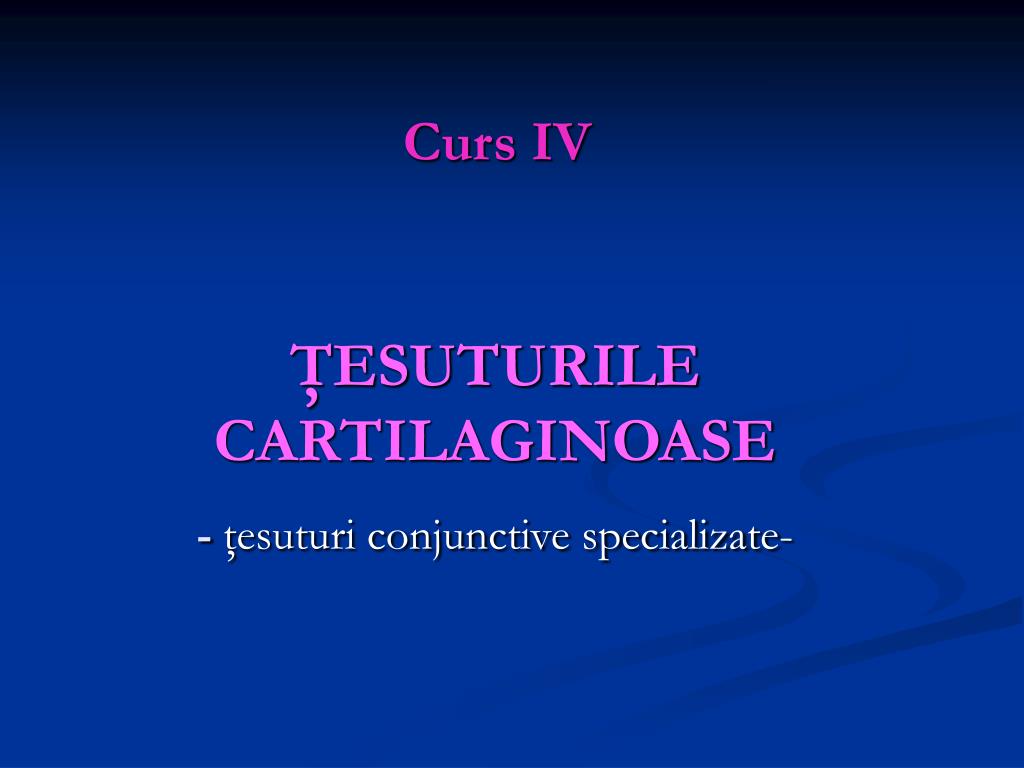 este localizat țesut conjunctiv cartilaginos