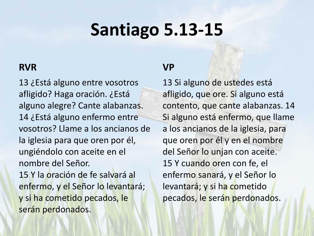 PPT - Lección 21: ¡Auxilio! Estoy en problemas Santiago 5.13-18