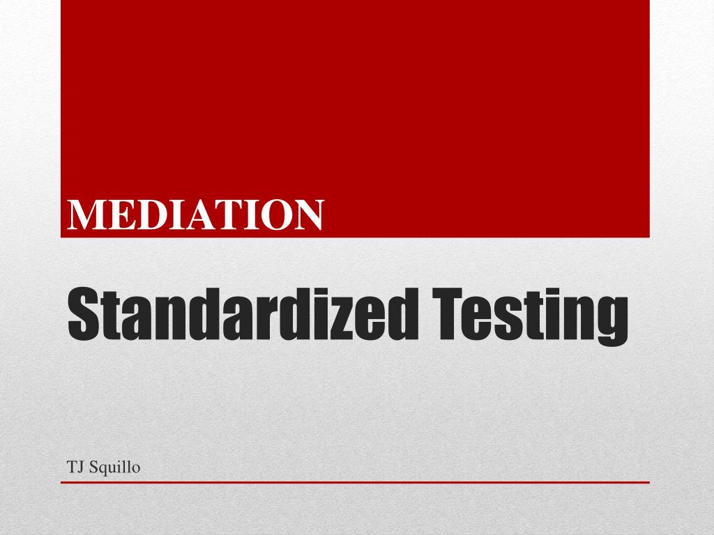 procon org standardized testing