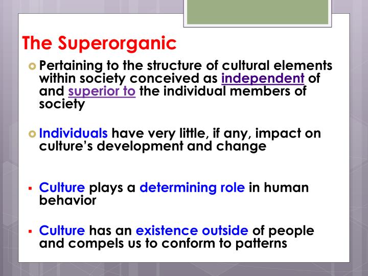 kroeber the superorganic