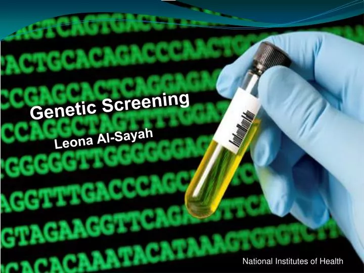 essay on genetic screening