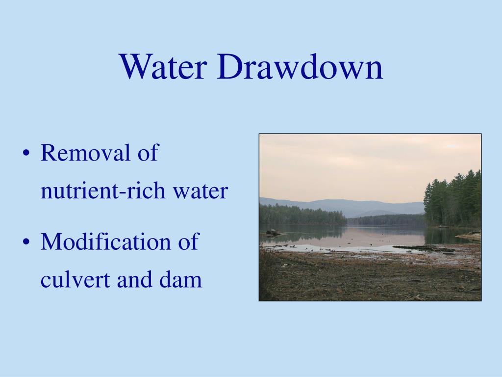 water drawdown definition water drawdown definition