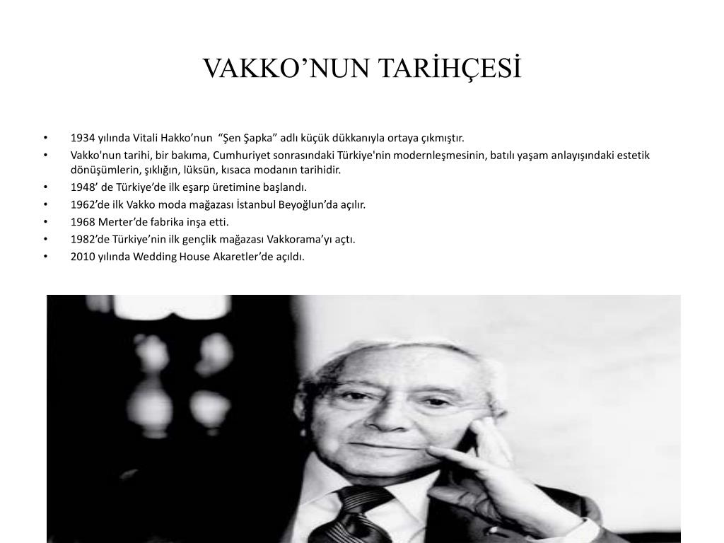 ppt vakko nun tarihcesi powerpoint presentation free download id 5534451