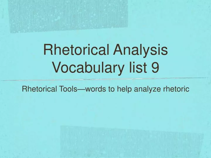 rhetorical analysis of where i lived rhetorical analysis of where i lived