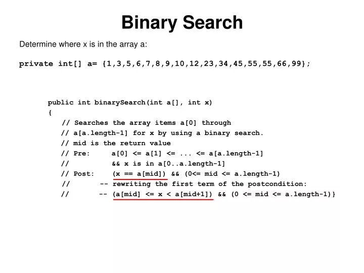 binary search n.
