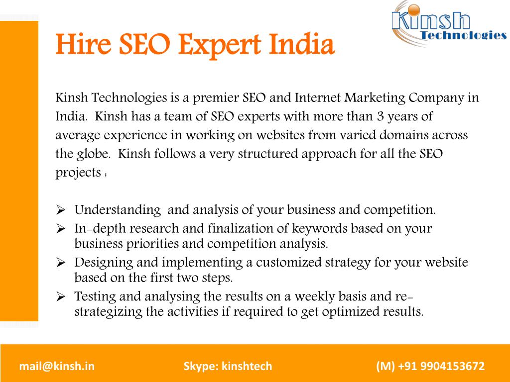 PPT - Hire SEO Expert India PowerPoint Presentation, free download - ID ...