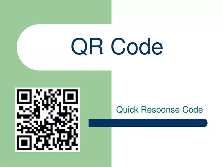 presentation about qr code
