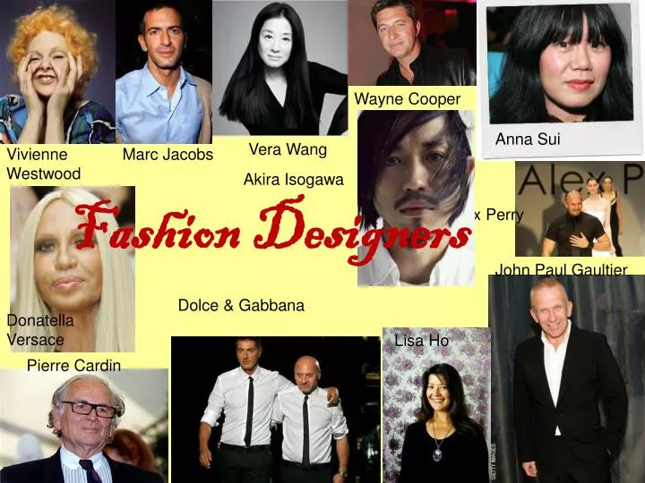 fashion designers n.