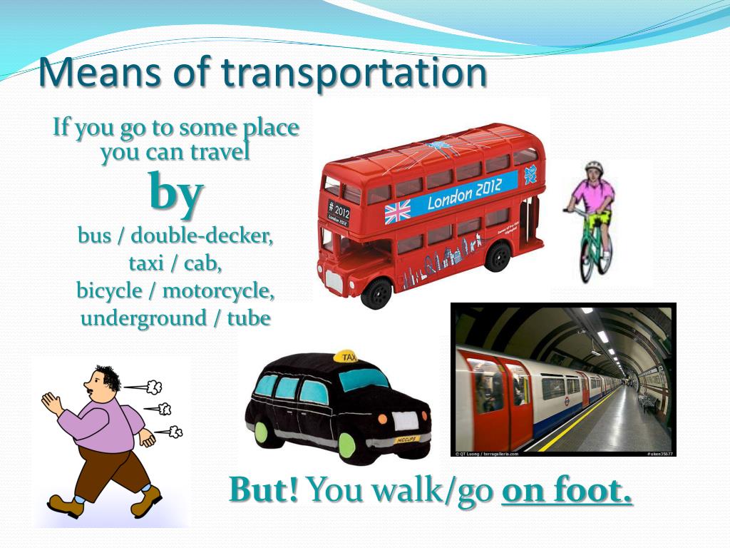 presentation on means of transport