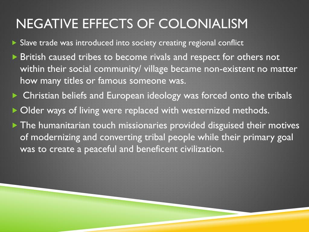 What Were The Negative Effects Of European Colonialism In Africa