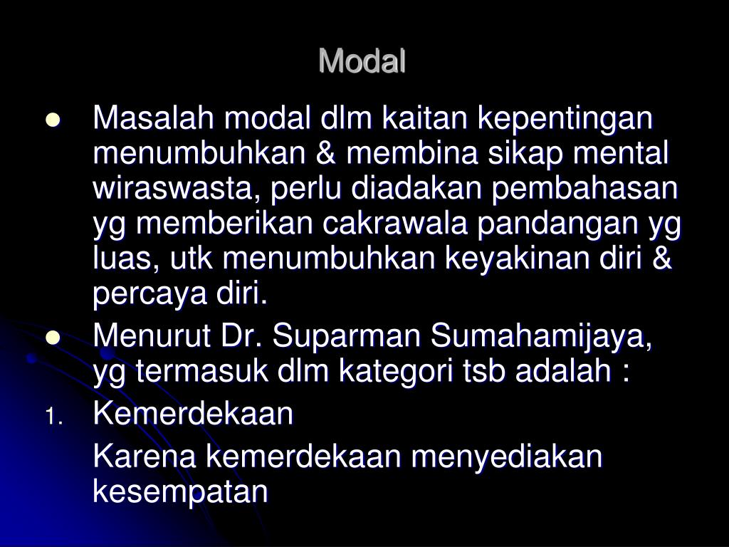 Ppt Sikap Mental Wirausaha Powerpoint Presentation