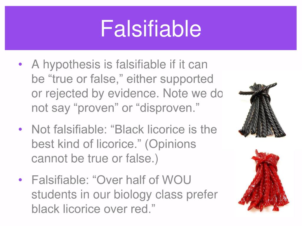 why hypothesis must be falsifiable