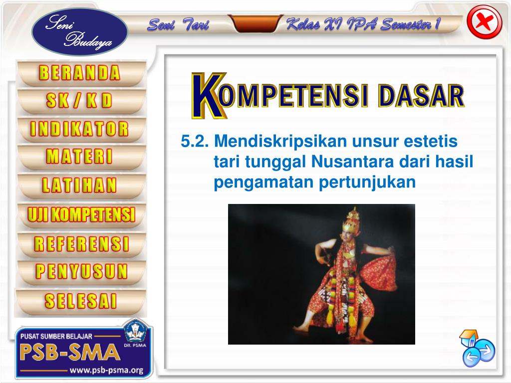 PPT SENI BUDAYA PowerPoint Presentation free download 