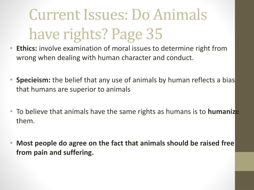 PPT - Chapter 4 Animal Rights and Animal Welfare PowerPoint Presentation -  ID:5542358