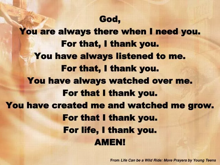 Ppt God You Are Always There When I Need You For That I Thank You Powerpoint Presentation Id Ppt God You Are Always There When I Need You For That I Thank You Powerpoint Presentation Id