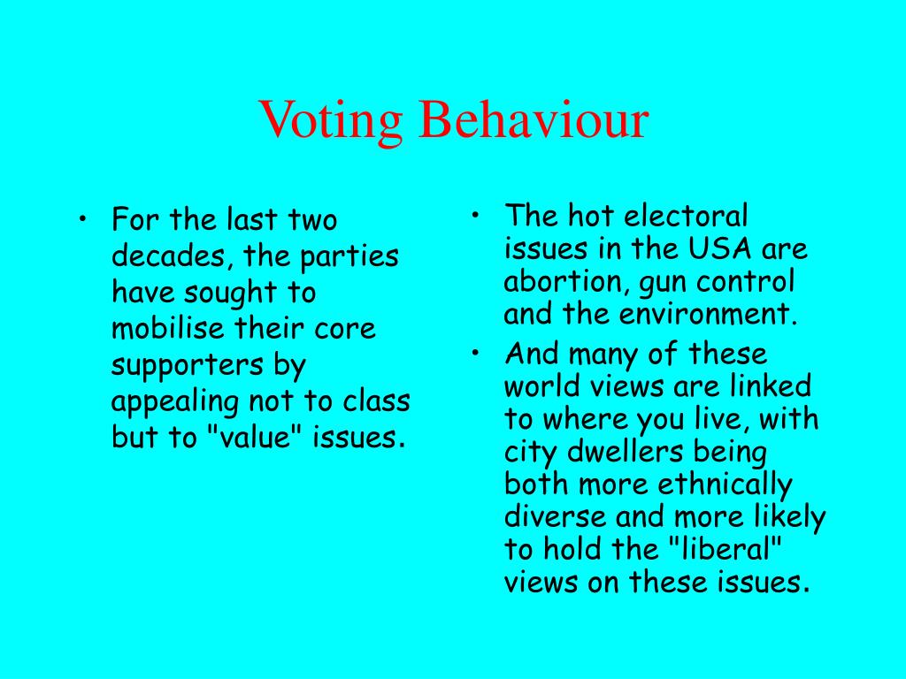 PPT Voting Behaviour PowerPoint Presentation, free download ID5542775