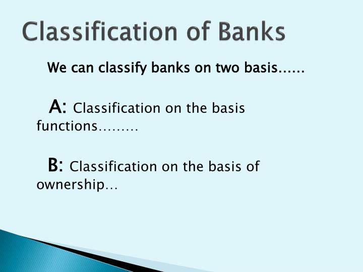 a classification a classification