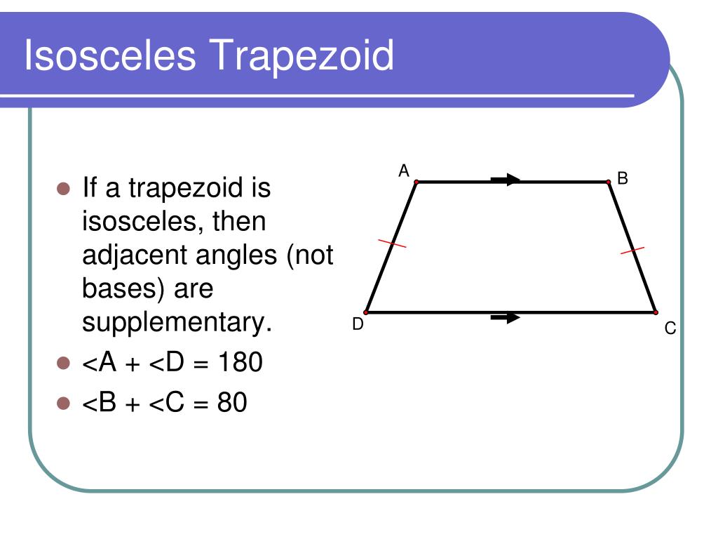 isosceles trapezoid angles