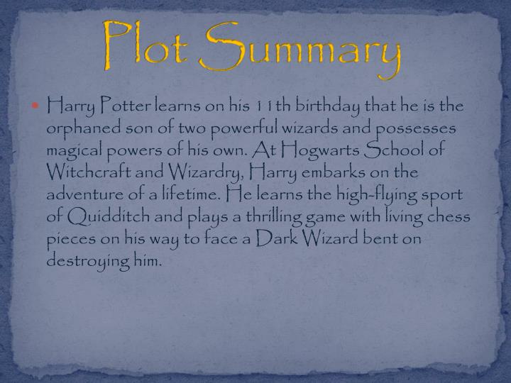 thesis statement for harry potter and the sorcerer's stone