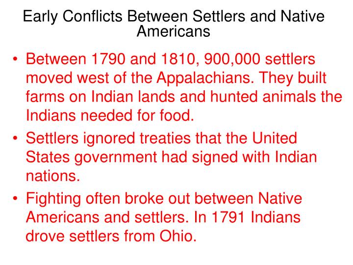 Native American Conflicts