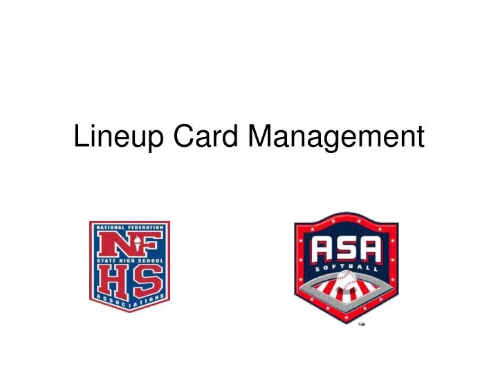 lineup card management n.