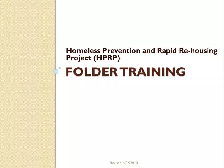 folder training n.