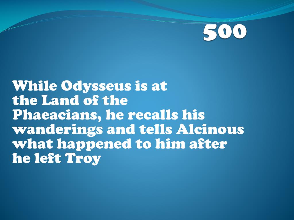 the blind prophet in the odyssey the blind prophet in the odyssey