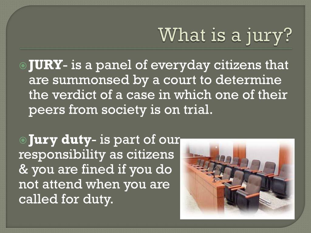 Ppt The Jury System Powerpoint Presentation Free Download Id 5548797