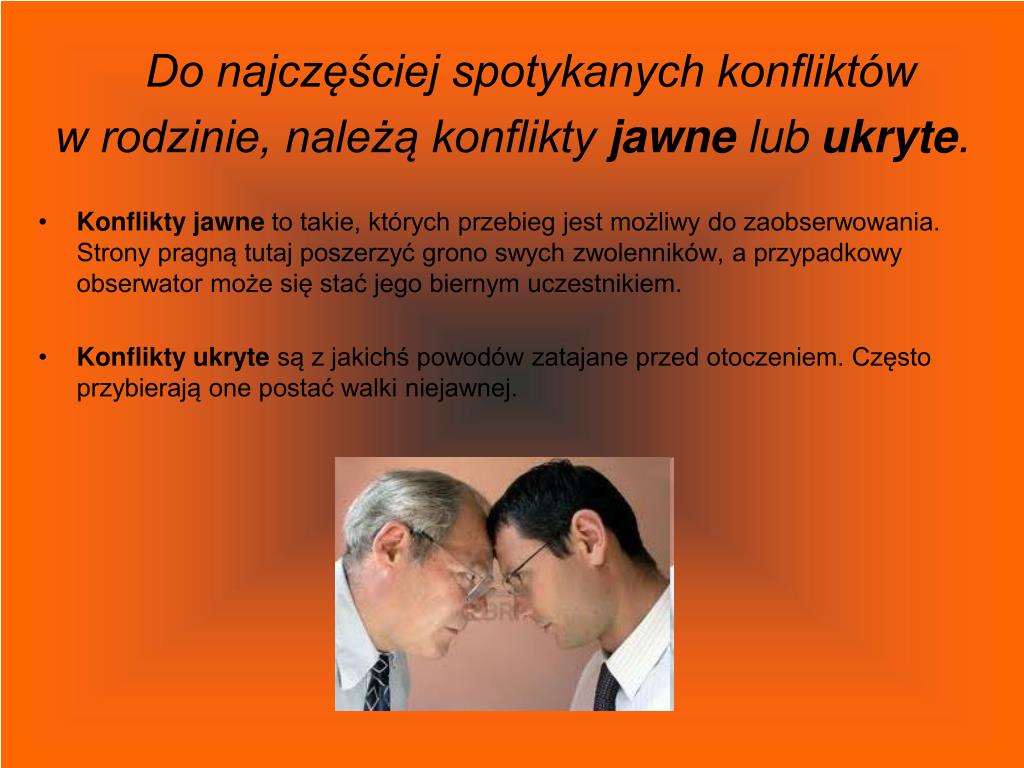 Konflikt Pokoleń Jako Motyw Literacki PPT - KONFLIKT POKOLEŃ W RODZINIE PowerPoint Presentation, free