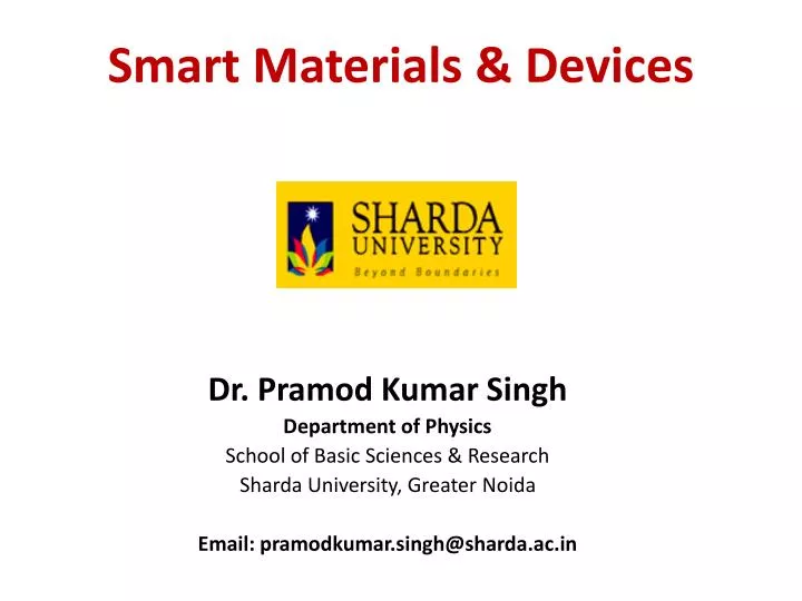 smart materials devices n.