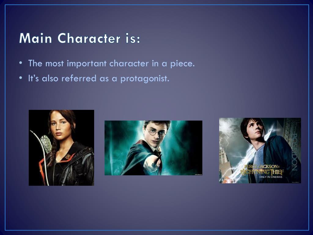presentation of character meaning