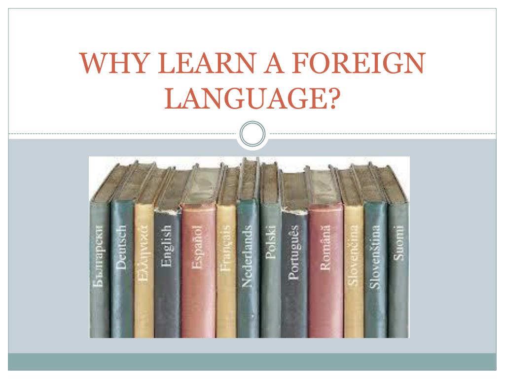 presentation on learning foreign language