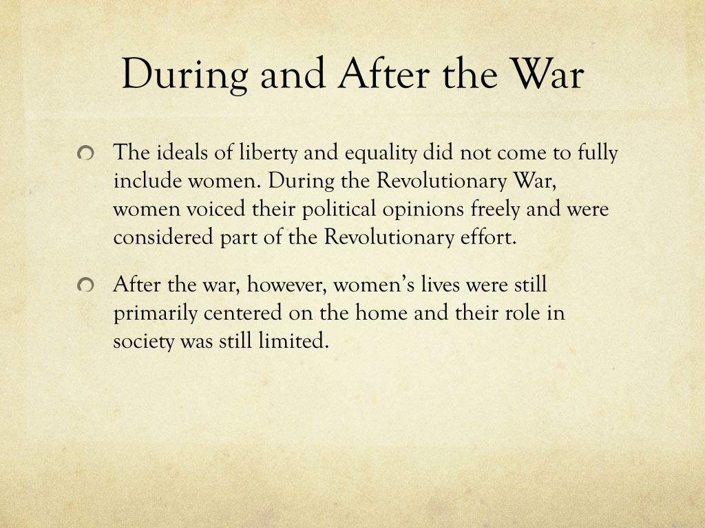 PPT - Women of the Revolution PowerPoint Presentation, free download ...