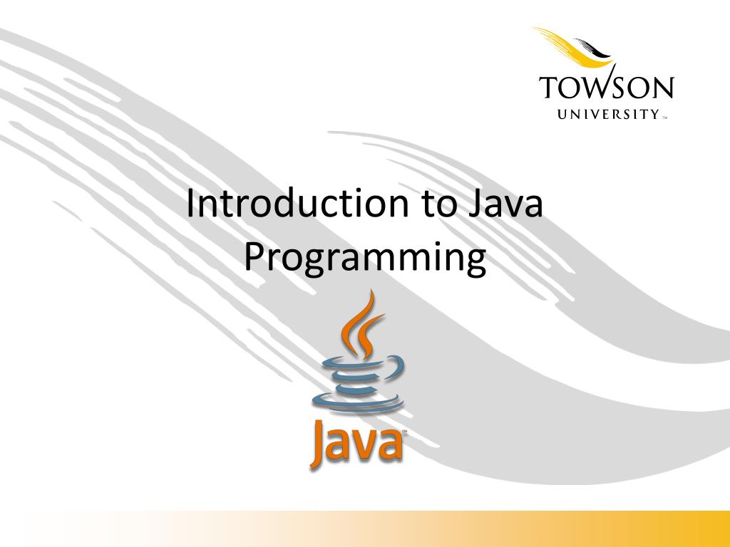java presentation for beginners