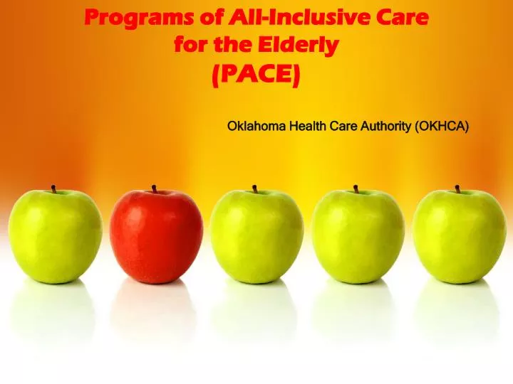 Programs Of All Inclusive Care For The Elderly Pace N 
