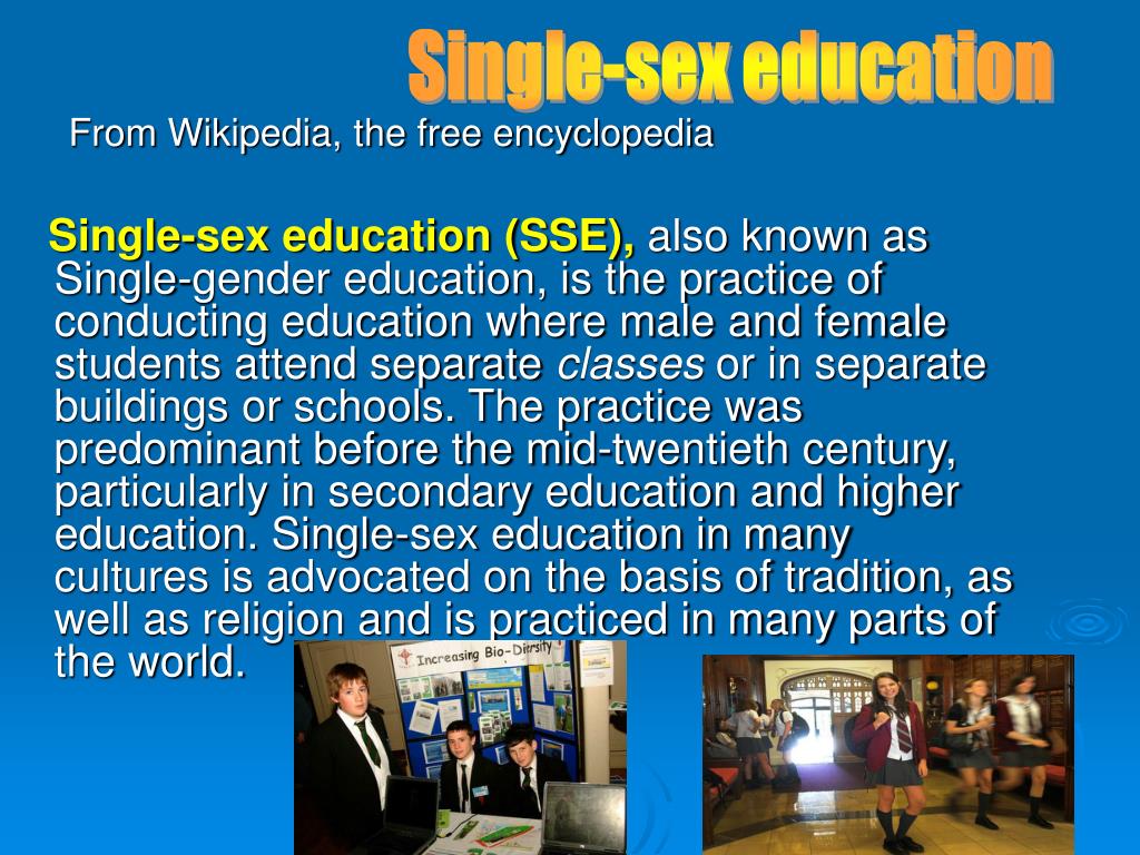 Ppt Single Sex Schools Powerpoint Presentation Free Download Id