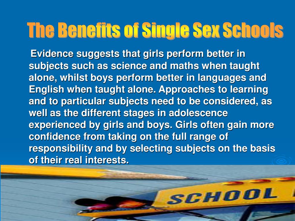 Ppt Single Sex Schools Powerpoint Presentation Free Download Id