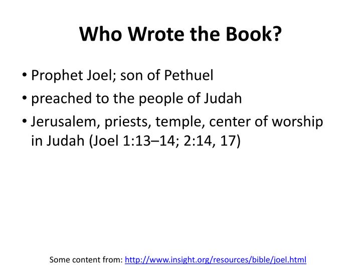 joel prophet to judah