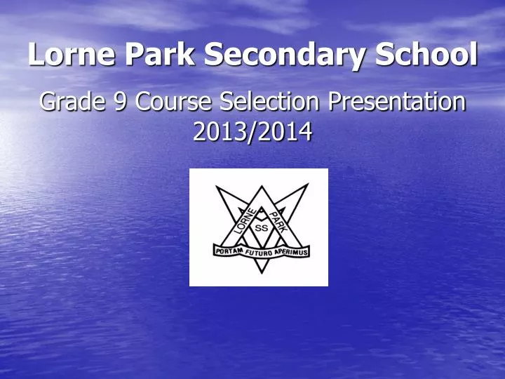 lorne park secondary school n.