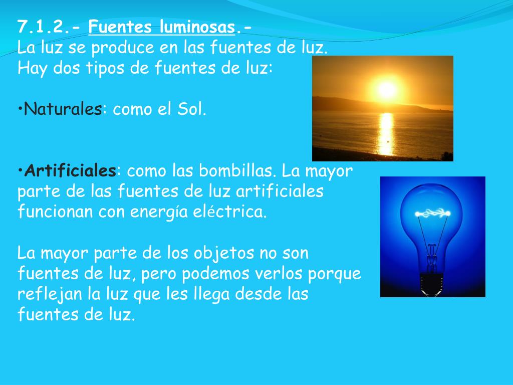 PPT - UNIDAD 7.- LA LUZ Y EL SONIDO PowerPoint Presentation, free download  - ID:5555143