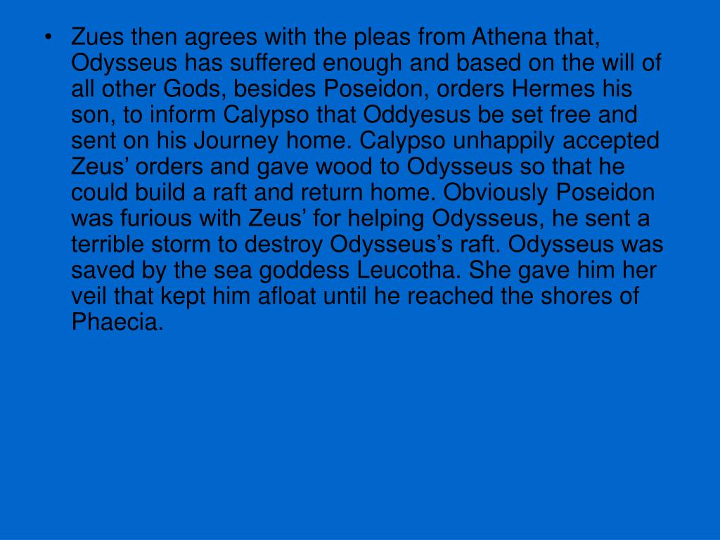 thesis statement about zeus