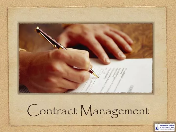 powerpoint presentation on contract management