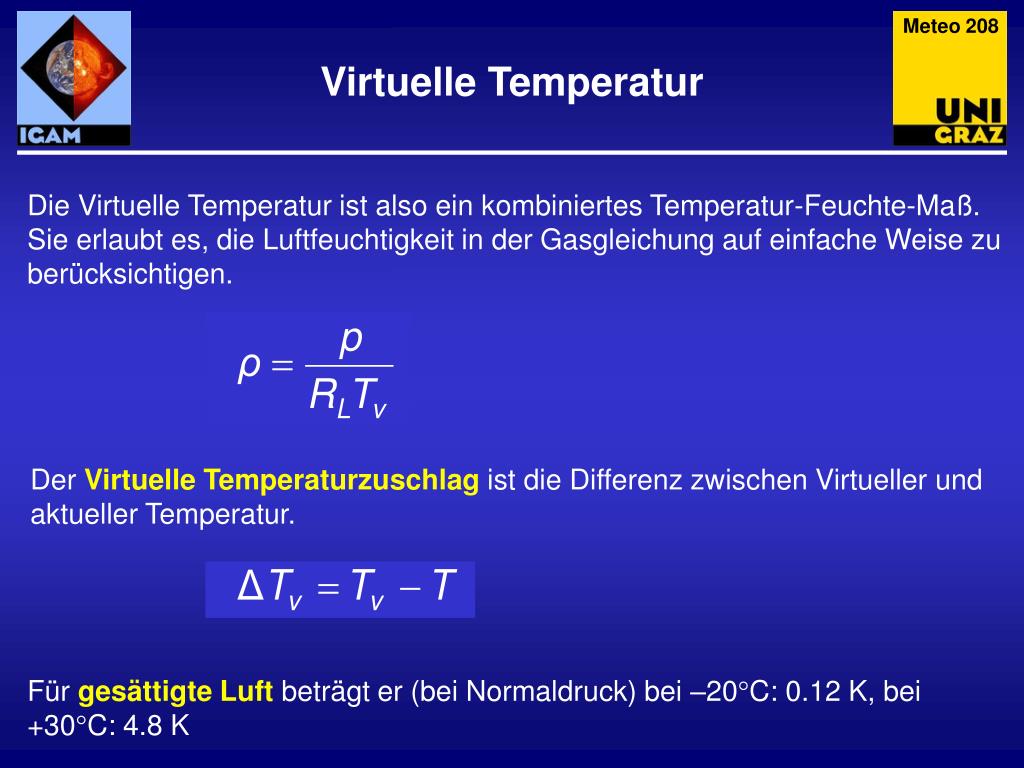 PPT - (14) Luftfeuchtigkeit PowerPoint Presentation, free download -  ID:5560268