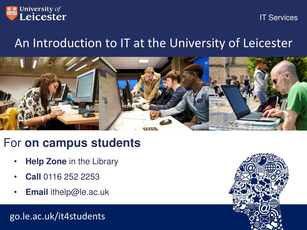university of leicester presentation template