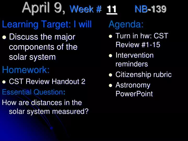 cst 139n