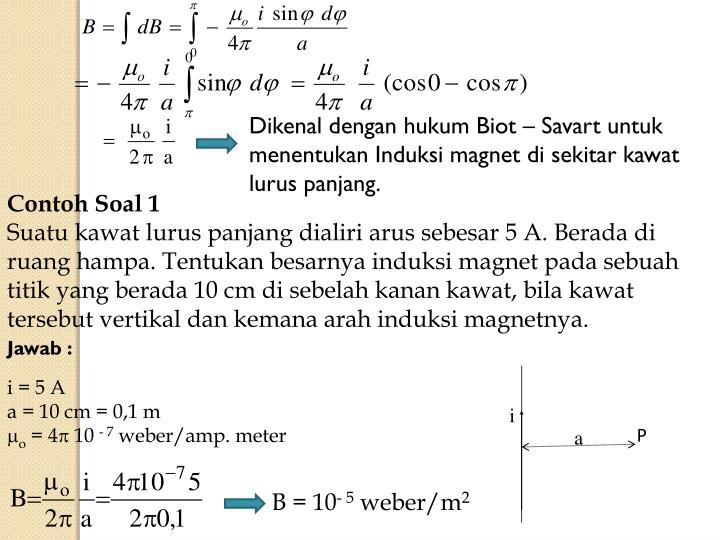 Contoh Soal Dan Bahasan Hukum Biot Savart Berbagi Contoh Soal
