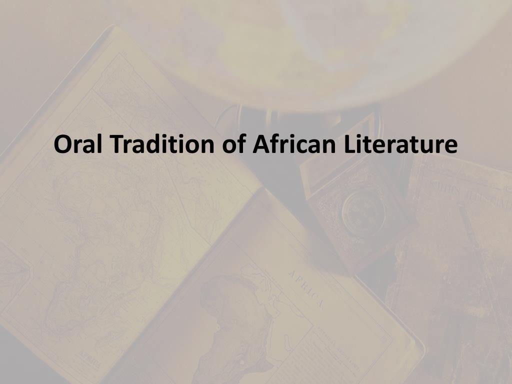 sources of african oral literature