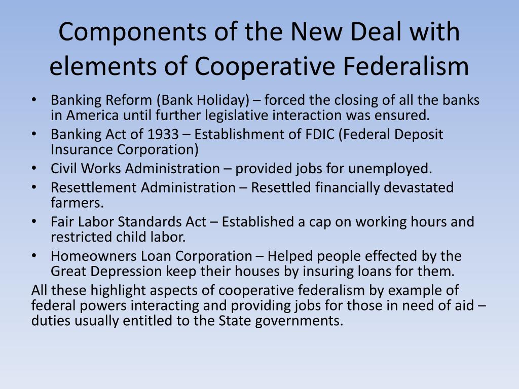 PPT Cooperative Federalism PowerPoint Presentation Free Download 