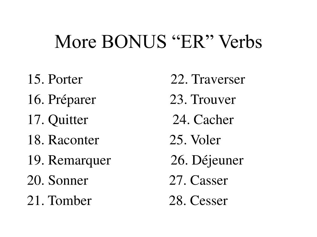 French verb conjugation = Cesser