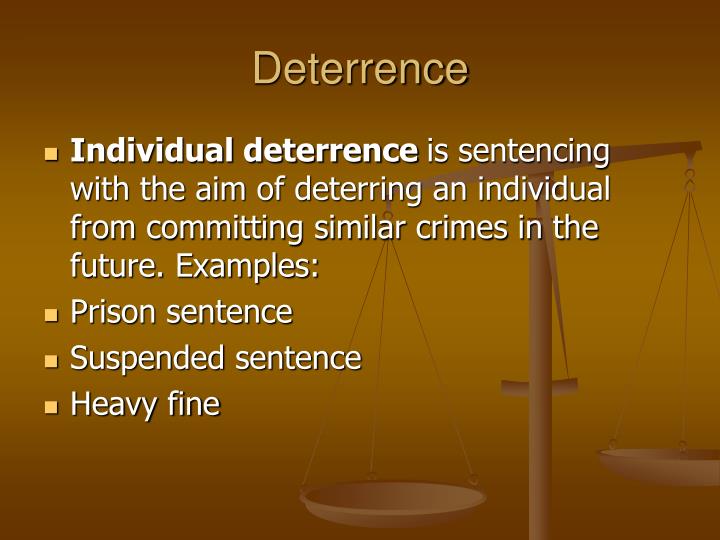 Deter Example Sentence